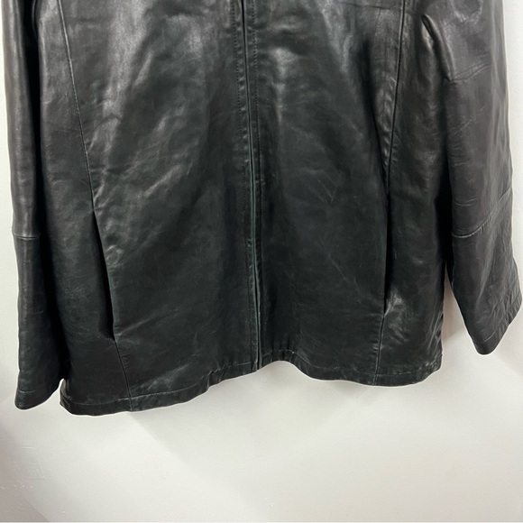 Wilson’s Leather Pelle Studio Insulated Leather Jacket Coat - Picture 3 of 15